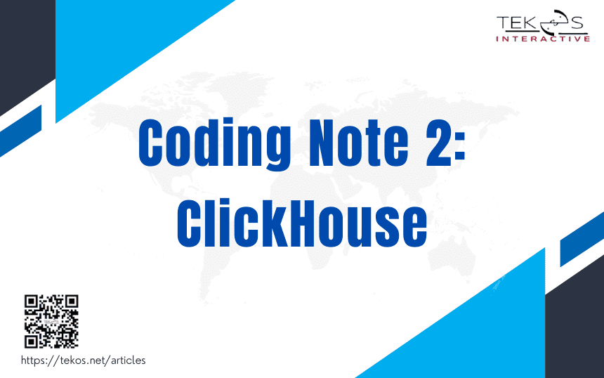 Coding Note 2: ClickHouse