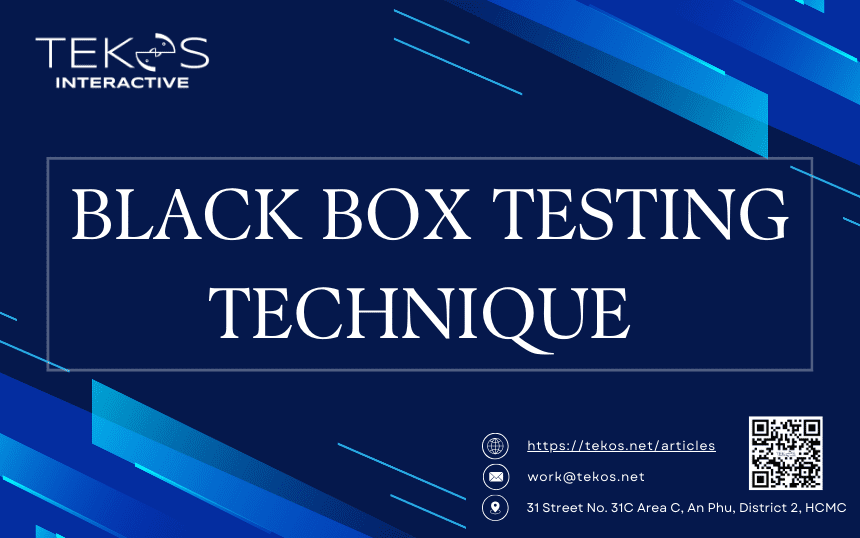 Black box testing technique – Black box Testing