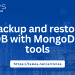 Backup and restore DB with MongoDB tools